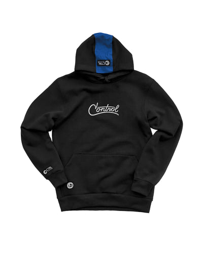 FLUID PULLOVER 2TONE : BLACK/BLUE