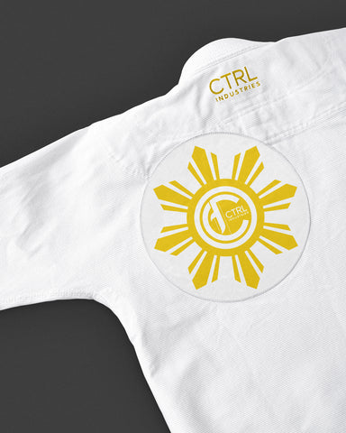 PH FLAG: WHITE/GOLD
