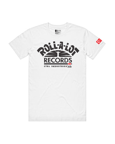 ROLL-A-LOT TEE: WHITE