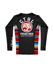 EL ZARAPE RASHIE: BLACK/RED